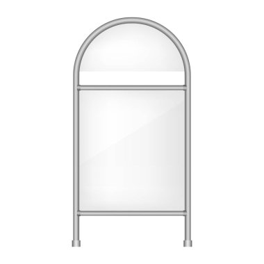 Reklam banner vektör çizim.