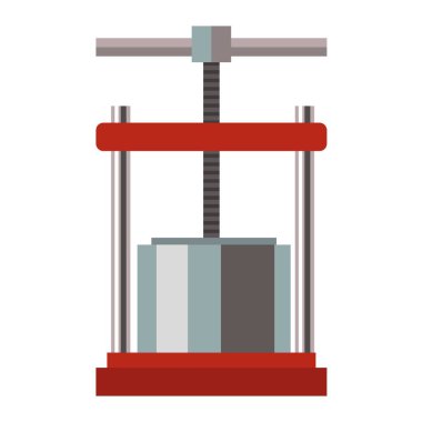 Geleneksel dedikodu çiftlik üretim üzüm ile basın vektör.