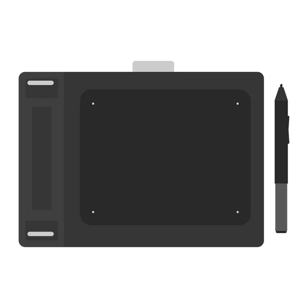 Illustrazione grafica tablet vettoriale — Vettoriale Stock