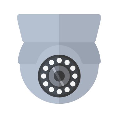 Güvenlik kamera güvenlik teknoloji vektör.