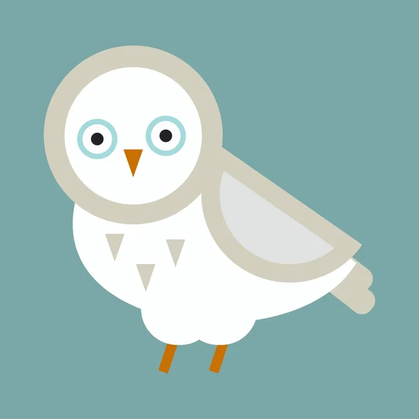 Owl bird cartoon vector — Stock Vector