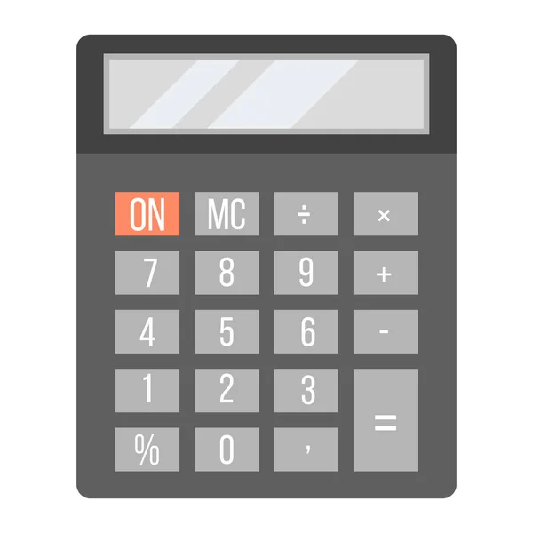 Zakelijke technologie vector calculatorpictogram. — Stockvector