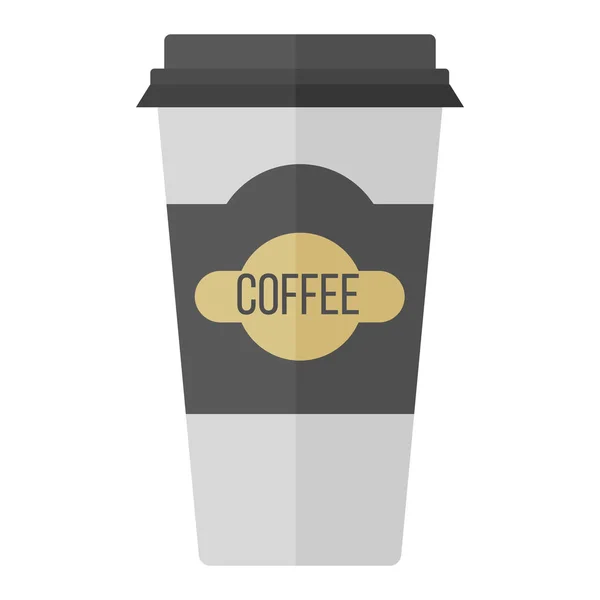 Taza de café vector ilustración . — Vector de stock