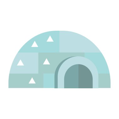 Vektör çizim Eskimo evi.