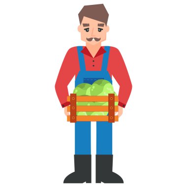 Komik çiftçi karakter