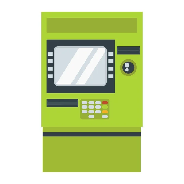 ATM Para Çekme makinesi vektör çizim. — Stok Vektör