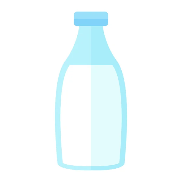 Leche botella vector ilustración . — Vector de stock