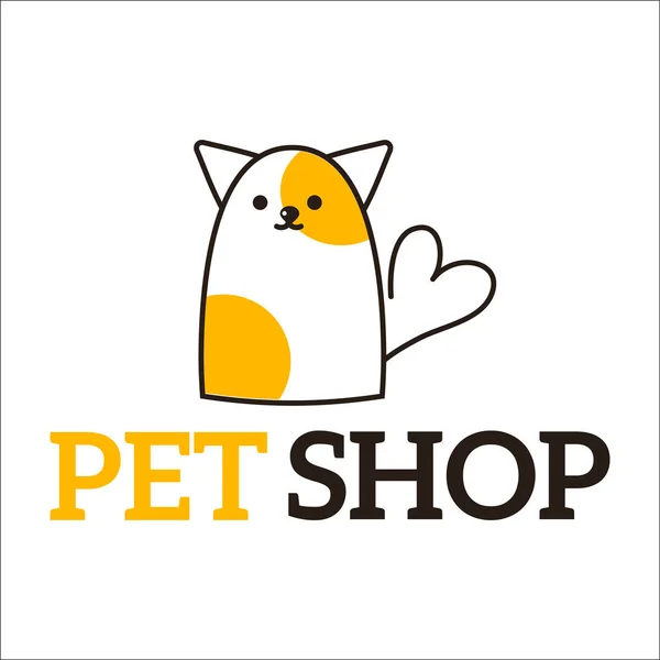 Pet shop simboli vettoriale . — Vettoriale Stock