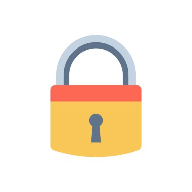 Kilit simge vektör.