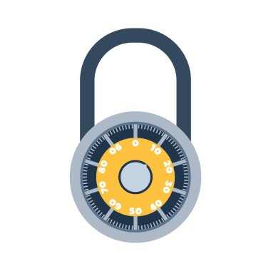 Kilit simge vektör.