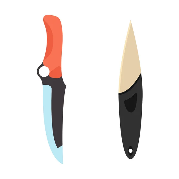 Knifes arma vetor ilustração . —  Vetores de Stock