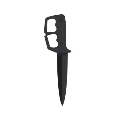 Knife weapon vector illustration. clipart