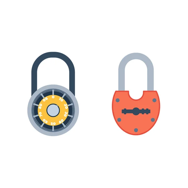 Lock icon vector. — Stock Vector