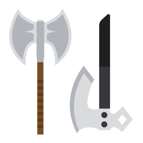 Axe wapen vectorillustratie. — Stockvector