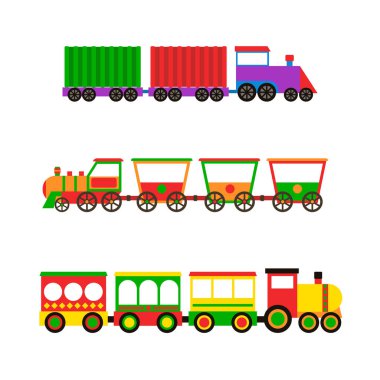 Oyuncak tren vektör çizim.