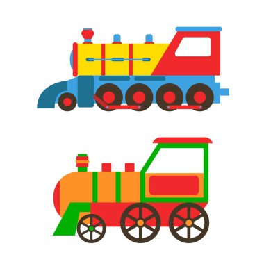 Oyuncak tren vektör çizim.