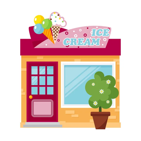 Shop facade vector. — Stock Vector