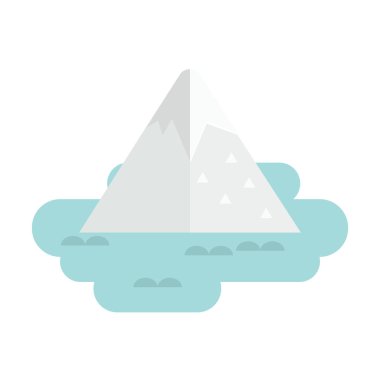 Buzdağı vektör çizim.