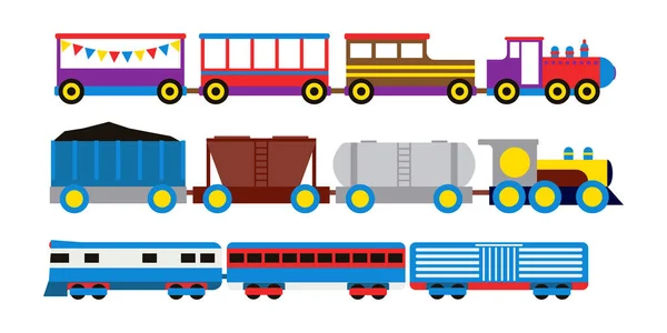 Ilustração do vetor do trem do brinquedo . — Vetor de Stock