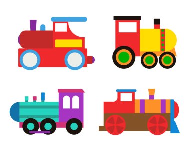 Oyuncak tren vektör çizim.