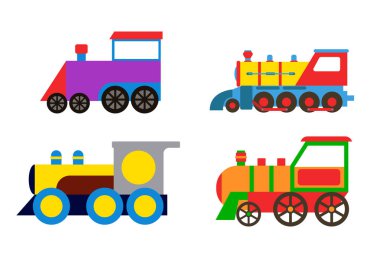 Oyuncak tren vektör çizim.