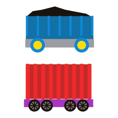 Oyuncak tren vektör çizim.