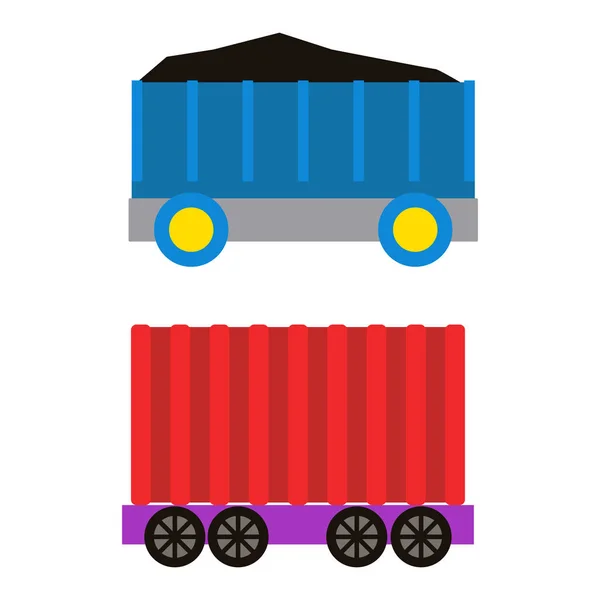 Juguete tren vector ilustración . — Vector de stock