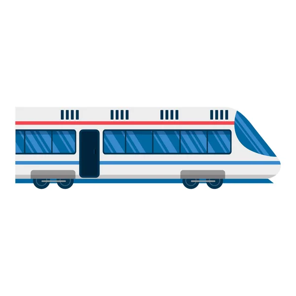 Staden järnvägen subway transport vektorillustration. — Stock vektor