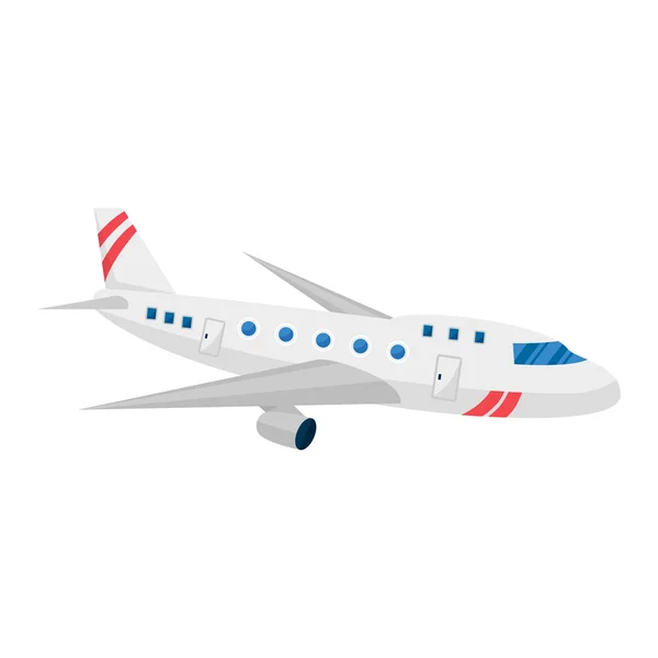 Airplane vector illustration. — Stock Vector