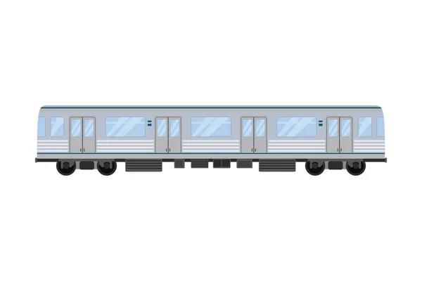 Illustrazione del vettore di trasporto ferroviario urbano . — Vettoriale Stock
