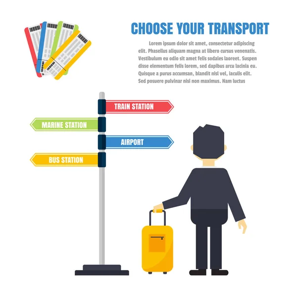 Transport infographic vector. — Stock Vector