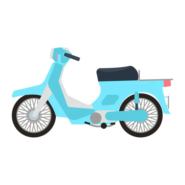 Ilustración de scooter vectorial retro . — Archivo Imágenes Vectoriales