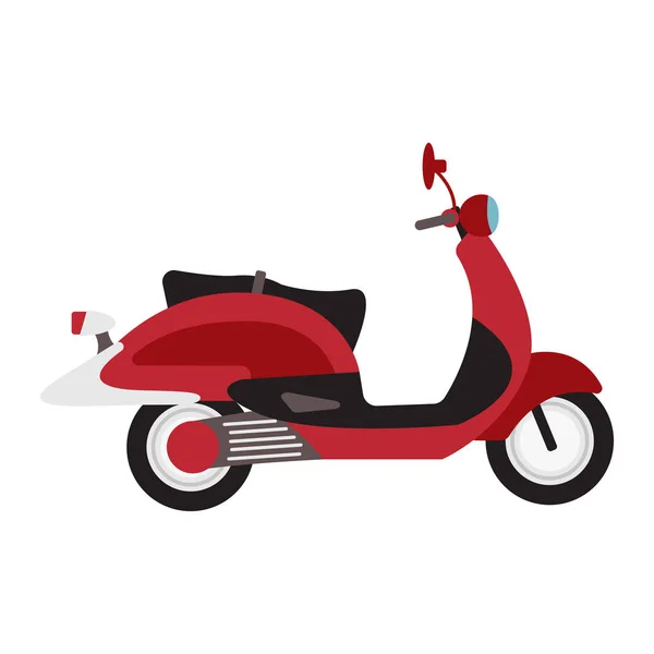 Ilustração de scooter vetorial retrô . —  Vetores de Stock
