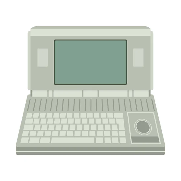 Illustrazione vettoriale del computer . — Vettoriale Stock