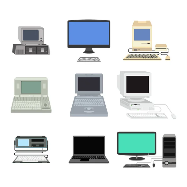 Computer vectorillustratie. — Stockvector