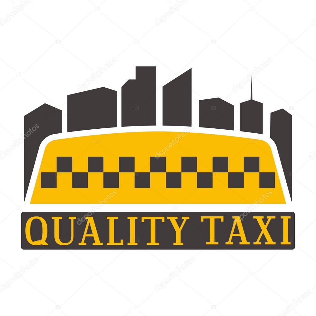 Vintage and modern taxi logos label badge and design elements. Car service business sign template, icon corporate identity design and vector object.