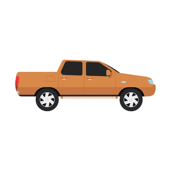 Illustration vectorielle de camion de transport de fret . — Image vectorielle