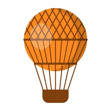 Ballon aerostat ulaşım vektör.