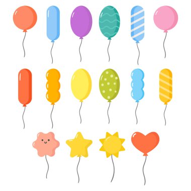 Balonlar vektör set.