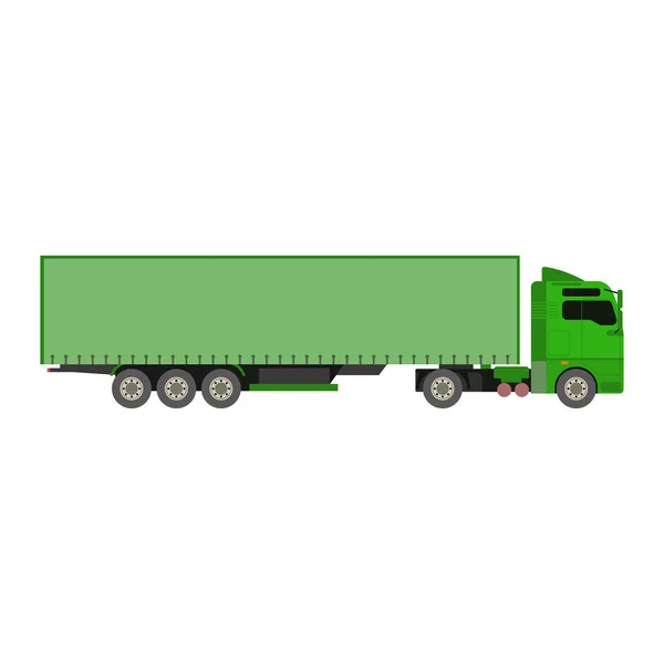 Вантажні перевезення вантажівок Векторні ілюстрації . — стоковий вектор