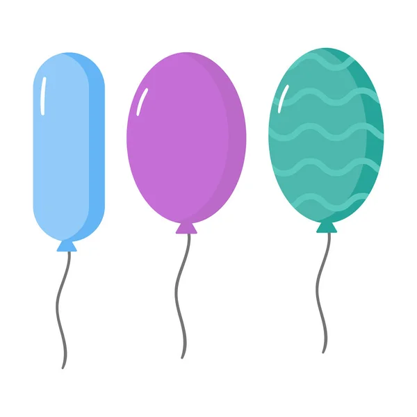 Σετ διάνυσμα μπαλόνια. — Διανυσματικό Αρχείο
