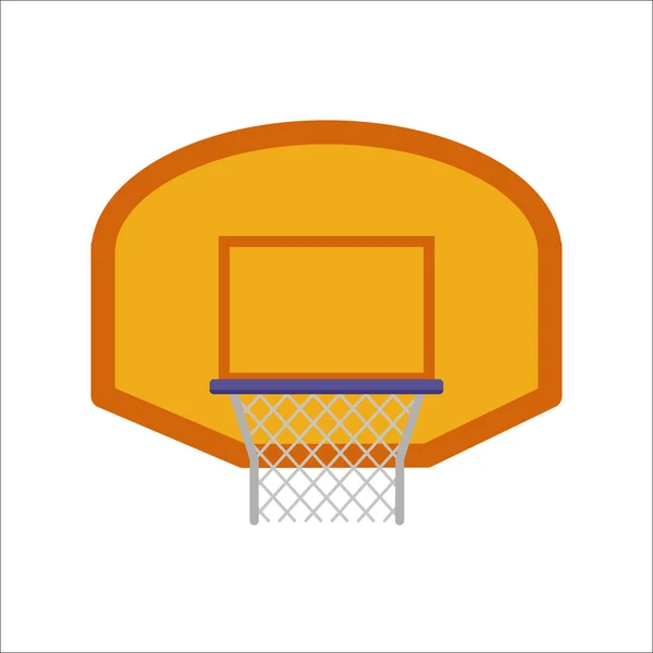 Basquete aro esporte cesta vetor ilustração . — Vetor de Stock