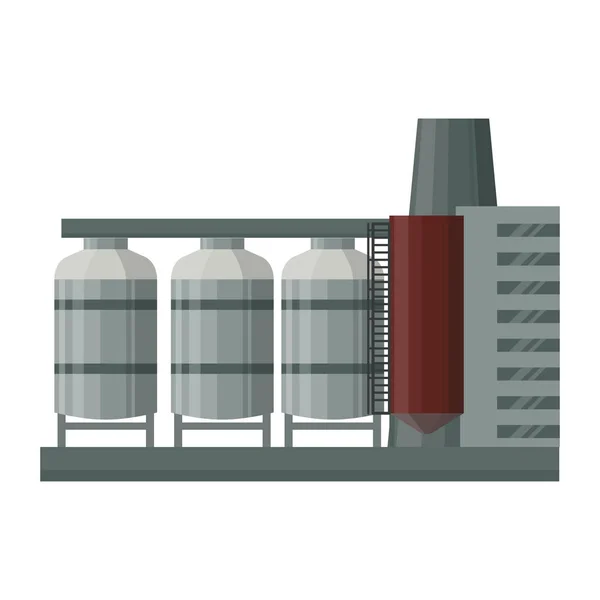 Illustrazione vettoriale del contenitore di produzione della canna della birra . — Vettoriale Stock