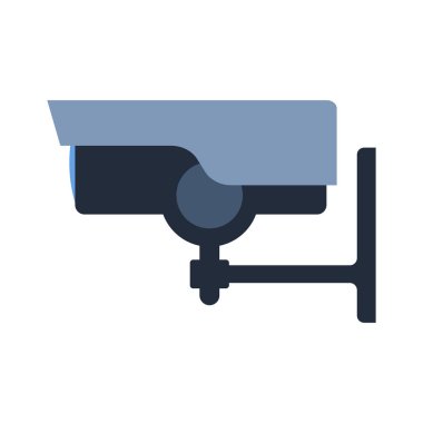 Güvenlik kamera güvenlik teknoloji vektör.