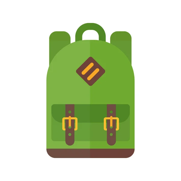 School bag vector illustration isolated. — Stock Vector