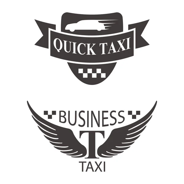 Векторная иллюстрация векторных знаков бизнес-сервиса такси . — стоковый вектор