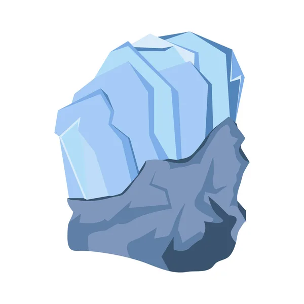 Halve kostbare edelsteen juweel natuurlijke kostbare vector steen en minerale kleurrijke glimmende sieraden materiële Agaat geologie kristal geïsoleerd op witte achtergrond. — Stockvector