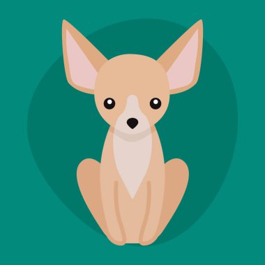 Komik karikatür köpek karakteri ekmek illüstrasyon karikatür tarzı köpek yavrusu ve chihuahua kolay memeli sevimli maskot köpek vektör illüstrasyon izole.