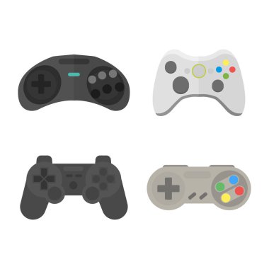 Oyun konsolu joystick vektör çizim