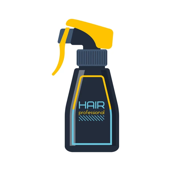 Gel espuma o líquido dispensador de jabón bomba de plástico champú para el cabello botella diseño e higiene saludable perfumado loción tratamiento crema vector ilustración . — Vector de stock